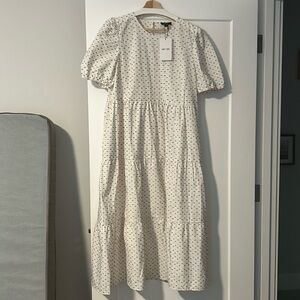 NWT Saint + Sophia tulip midi dress, size 12